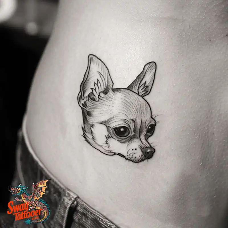100 Chihuahua Tattoo Designs: Symbolism and Meaning 62 chihuahua23