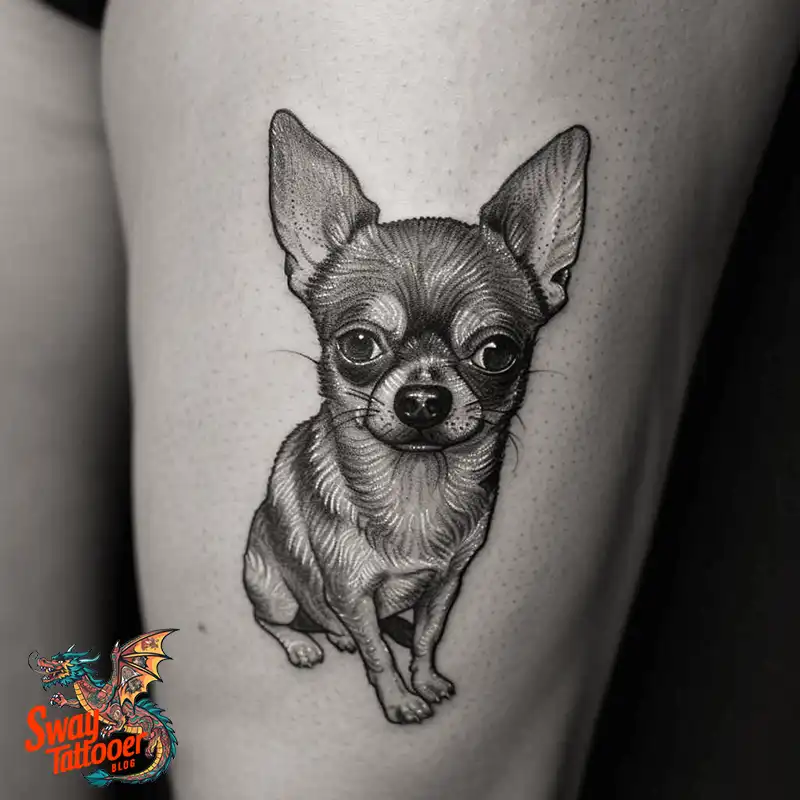 100 Chihuahua Tattoo Designs: Symbolism and Meaning 59 chihuahua tattoo ideas