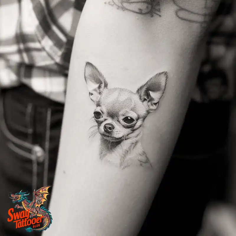 100 Chihuahua Tattoo Designs: Symbolism and Meaning 82 chihuahua3