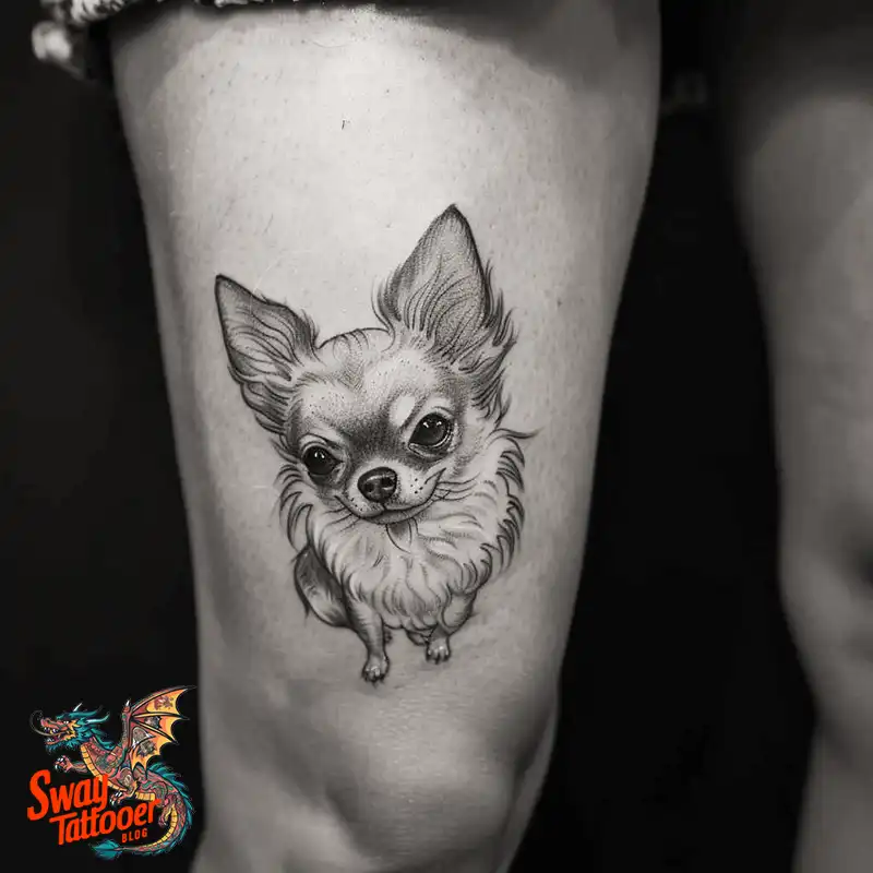 100 Chihuahua Tattoo Designs: Symbolism and Meaning 52 chihuahua tattoo ideas