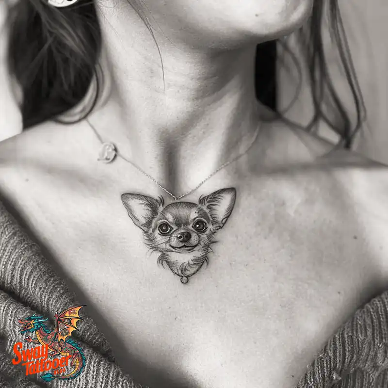 100 Chihuahua Tattoo Designs: Symbolism and Meaning 43 chihuahua tattoo ideas
