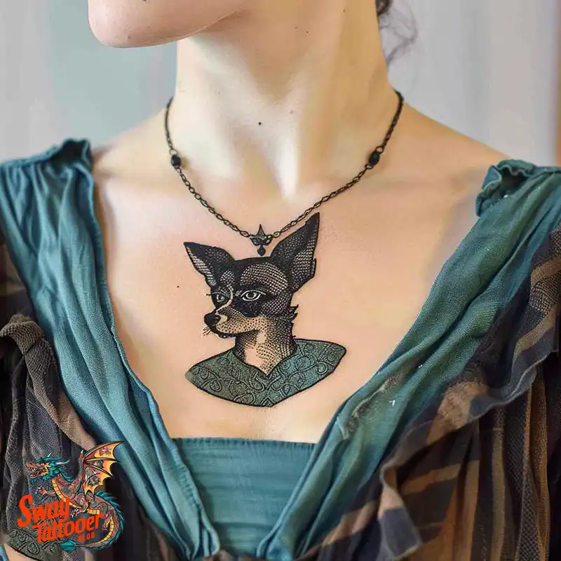 100 Chihuahua Tattoo Designs: Symbolism and Meaning 48 chihuahua tattoo ideas