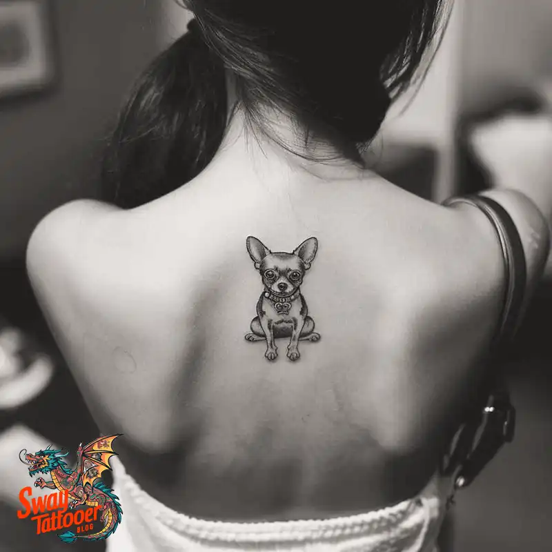 100 Chihuahua Tattoo Designs: Symbolism and Meaning 38 chihuahua tattoo design