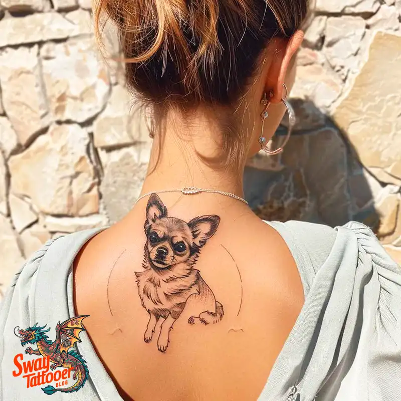 100 Chihuahua Tattoo Designs: Symbolism and Meaning 37 chihuahua tattoo design