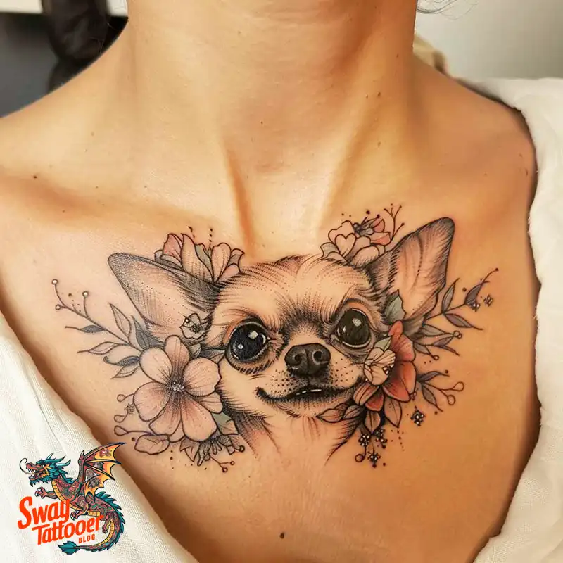 100 Chihuahua Tattoo Designs: Symbolism and Meaning 80 chihuahua5