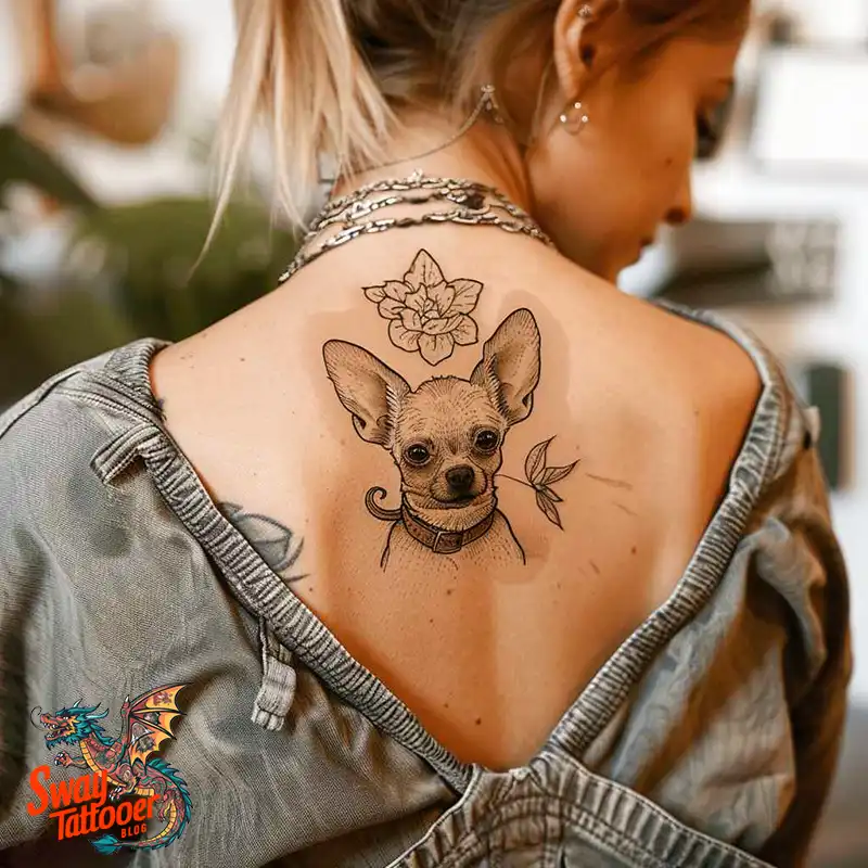 100 Chihuahua Tattoo Designs: Symbolism and Meaning 36 chihuahua tattoo design