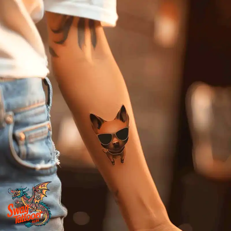 100 Chihuahua Tattoo Designs: Symbolism and Meaning 32 chihuahua tattoo design