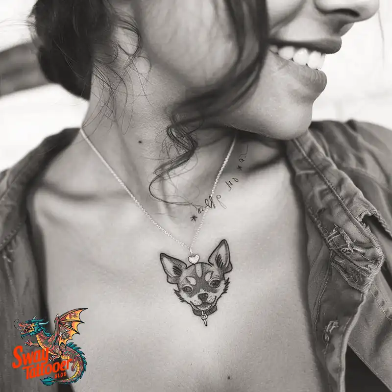 100 Chihuahua Tattoo Designs: Symbolism and Meaning 30 chihuahua tattoo design