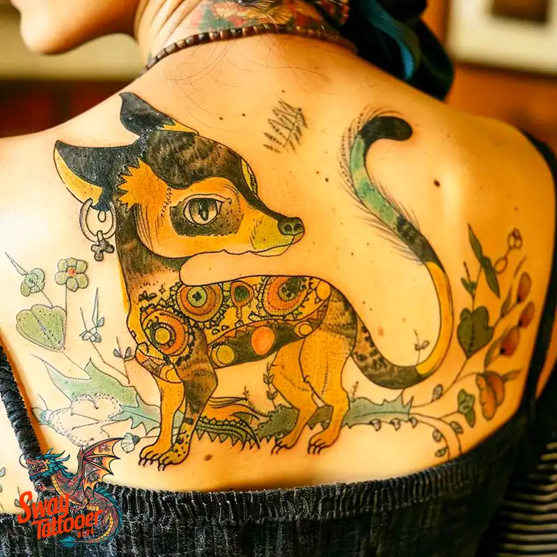 100 Chihuahua Tattoo Designs: Symbolism and Meaning 19 chihuahua tattoo design