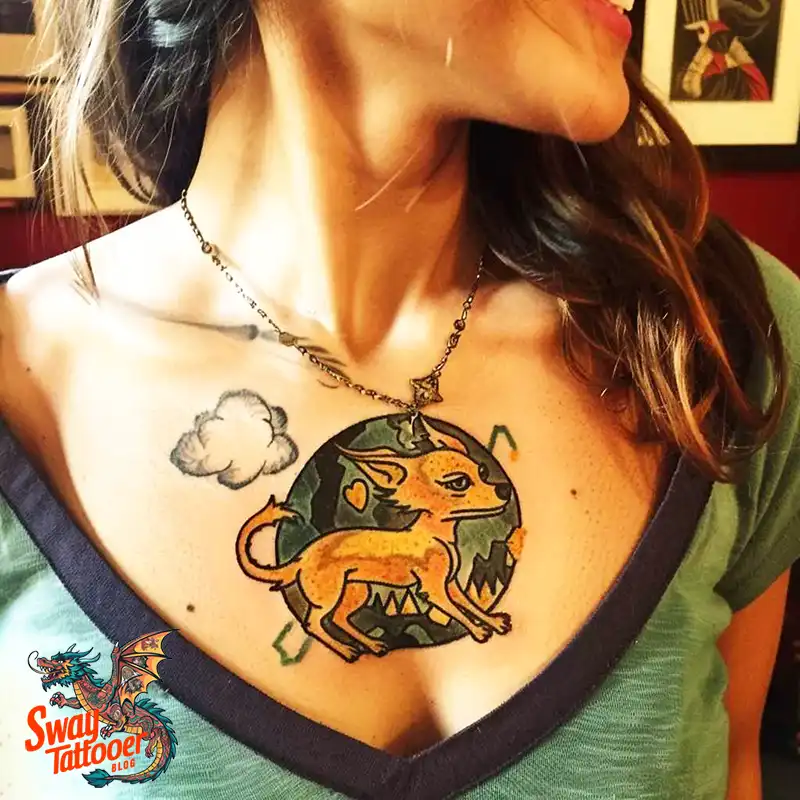 100 Chihuahua Tattoo Designs: Symbolism and Meaning 18 chihuahua tattoo design