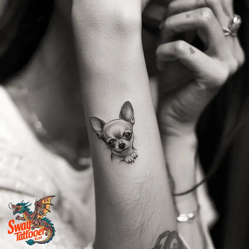 100 Chihuahua Tattoo Designs: Symbolism and Meaning 17 chihuahua tattoo design
