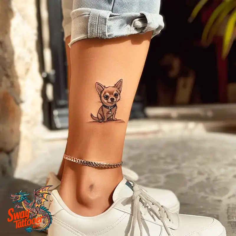 100 Chihuahua Tattoo Designs: Symbolism and Meaning 16 chihuahua tattoo design