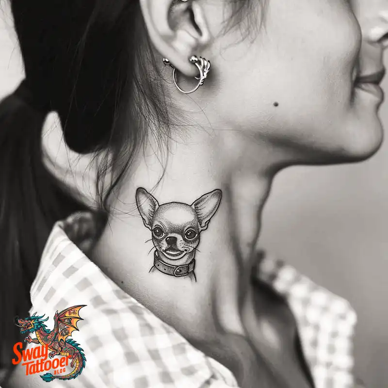100 Chihuahua Tattoo Designs: Symbolism and Meaning 8 chihuahua tattoo design