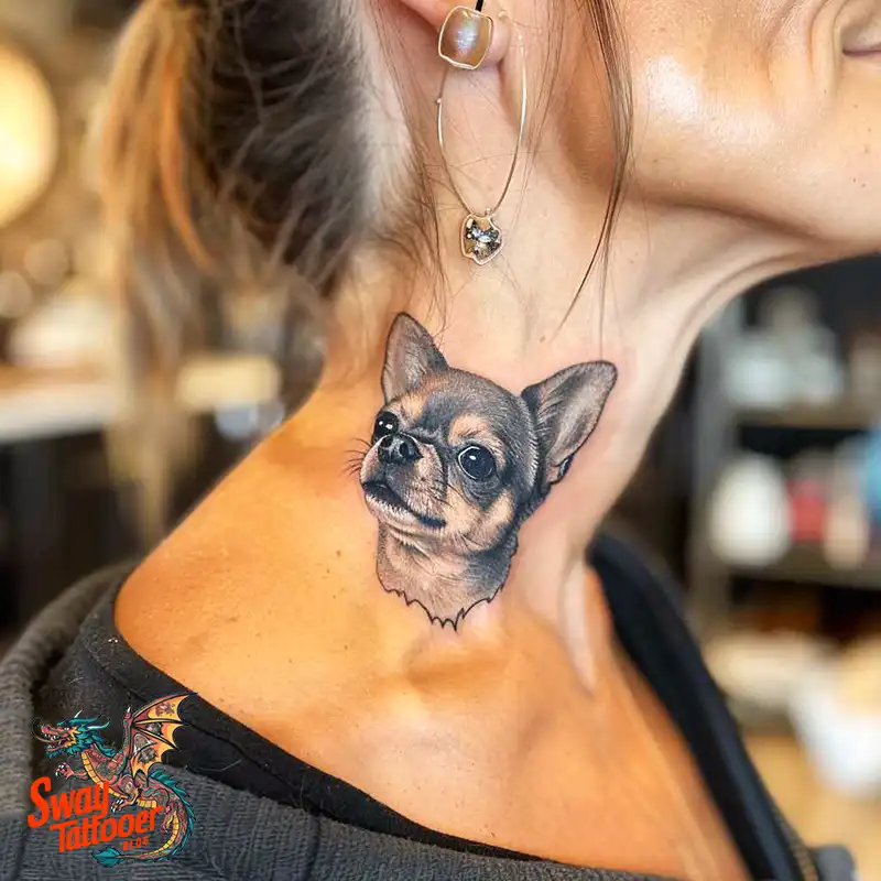 100 Chihuahua Tattoo Designs: Symbolism and Meaning 9 chihuahua tattoo design