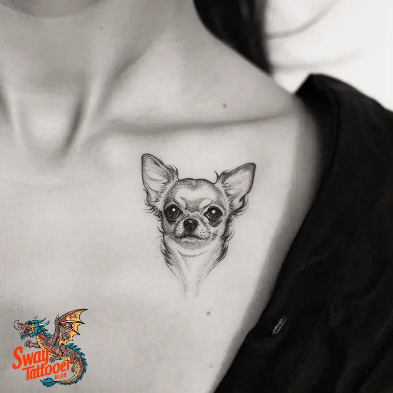 100 Chihuahua Tattoo Designs: Symbolism and Meaning 77 chihuahua8