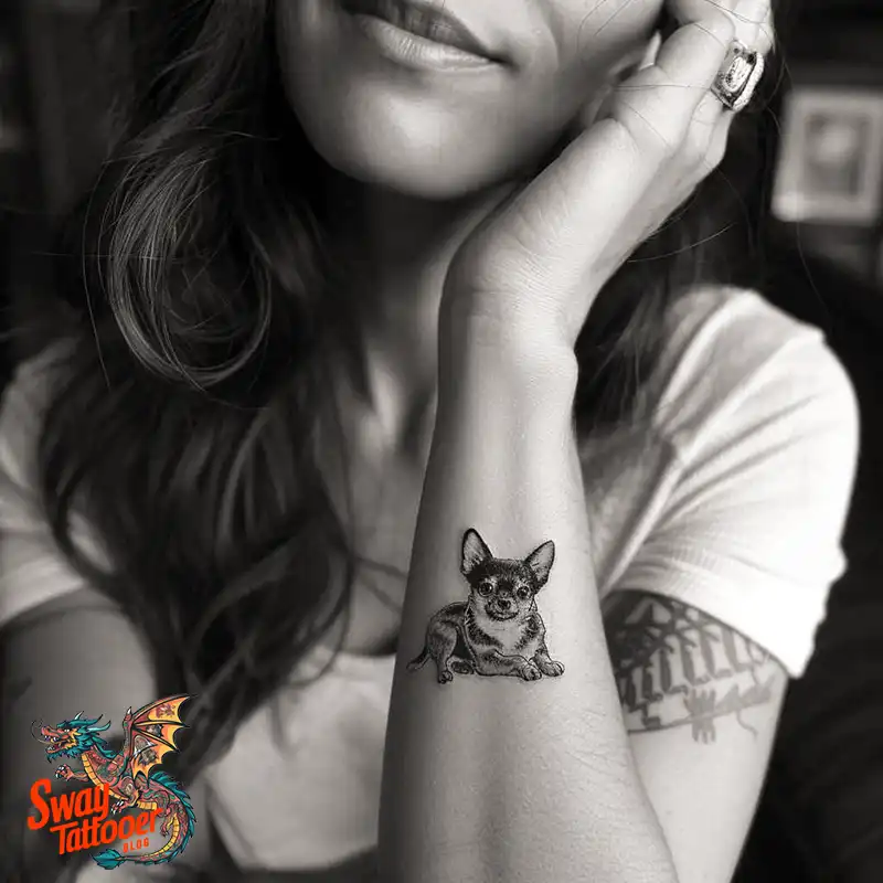 100 Chihuahua Tattoo Designs: Symbolism and Meaning 2 chihuahua tattoo