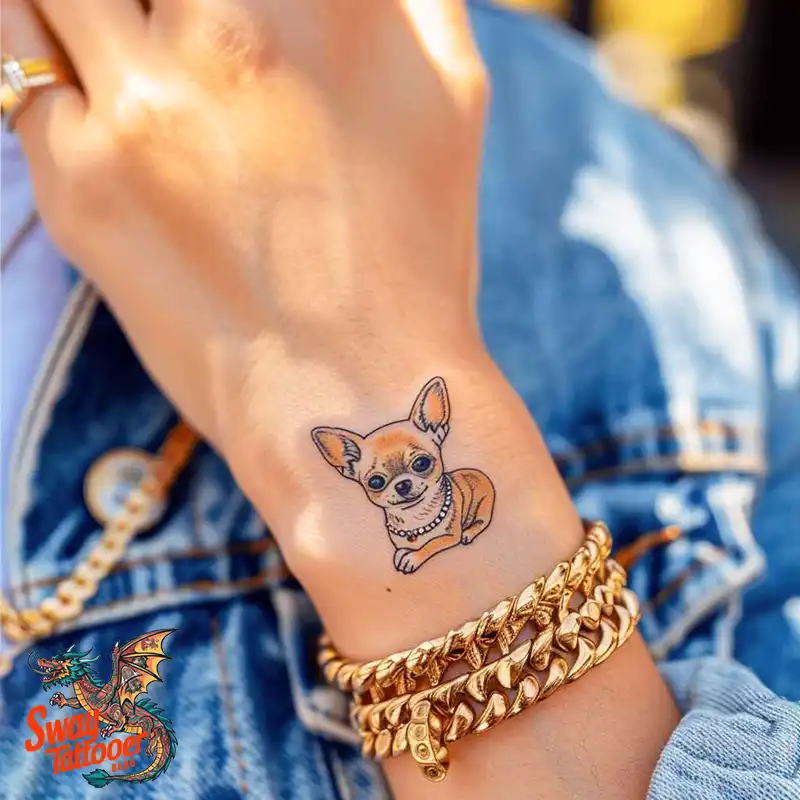 100 Chihuahua Tattoo Designs: Symbolism and Meaning 1 chihuahua tattoo