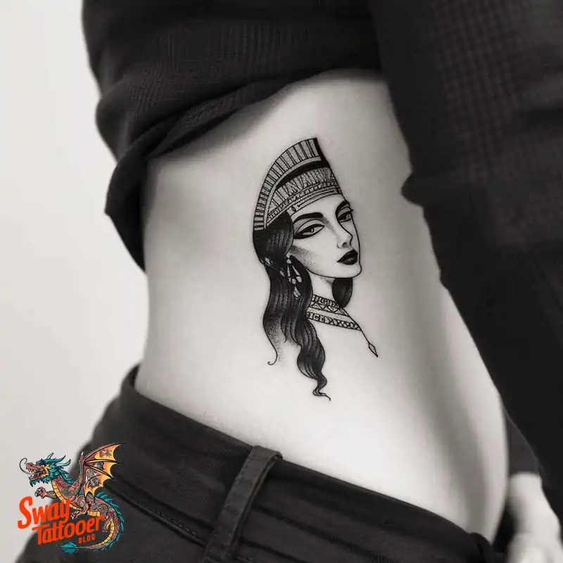 100 Cleopatra Tattoo Design Ideas: Symbolism & Meaning 79 cleopatra12