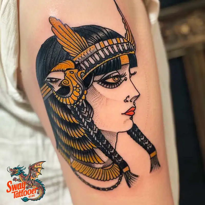 100 Cleopatra Tattoo Design Ideas: Symbolism & Meaning 86 cleopatra5