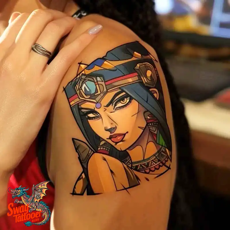 100 Cleopatra Tattoo Design Ideas: Symbolism & Meaning 26 Cleopatra Tattoo Design