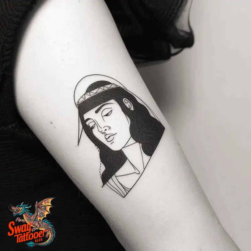 100 Cleopatra Tattoo Design Ideas: Symbolism & Meaning 84 cleopatra7