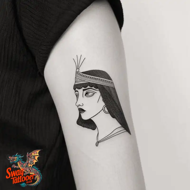 100 Cleopatra Tattoo Design Ideas: Symbolism & Meaning 83 cleopatra8