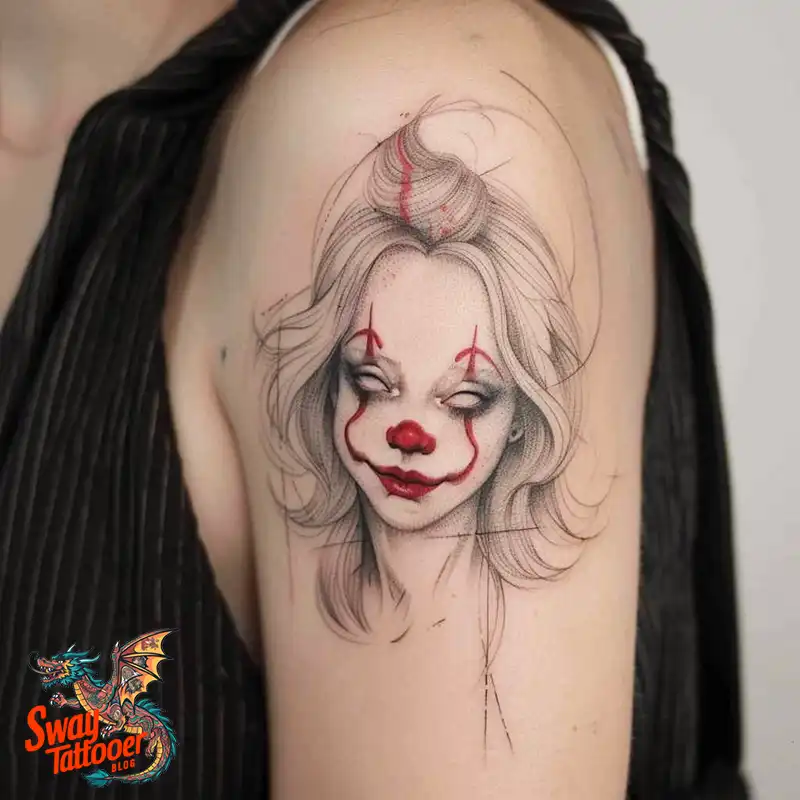 150 Clown Tattoo Design Ideas: Symbolism & Cultural Context 47 clown tattoo design