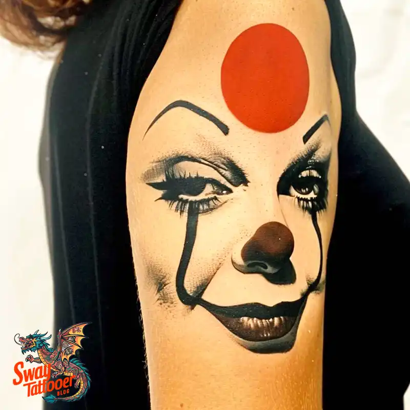 150 Clown Tattoo Design Ideas: Symbolism & Cultural Context 42 clown tattoo design