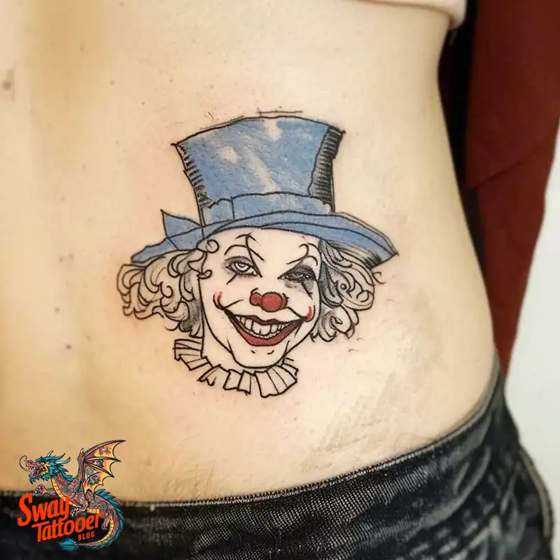 150 Clown Tattoo Design Ideas: Symbolism & Cultural Context 38 clown tattoo design