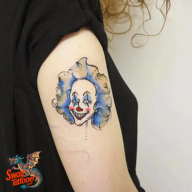 150 Clown Tattoo Design Ideas: Symbolism & Cultural Context 31 clown tattoo design