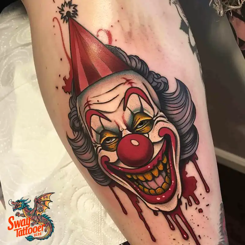150 Clown Tattoo Design Ideas: Symbolism & Cultural Context 143 clown12