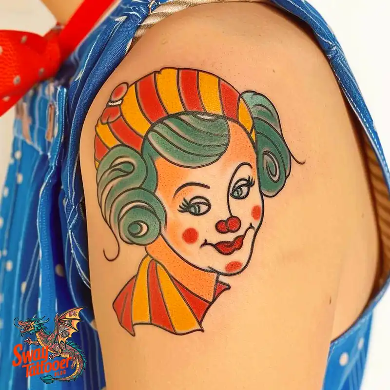 150 Clown Tattoo Design Ideas: Symbolism & Cultural Context 32 clown tattoo design
