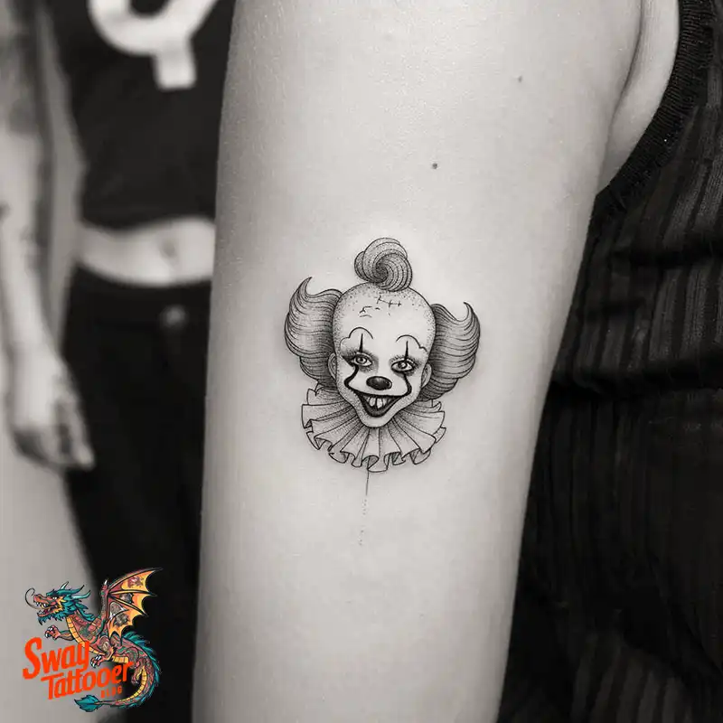 150 Clown Tattoo Design Ideas: Symbolism & Cultural Context 36 clown tattoo design