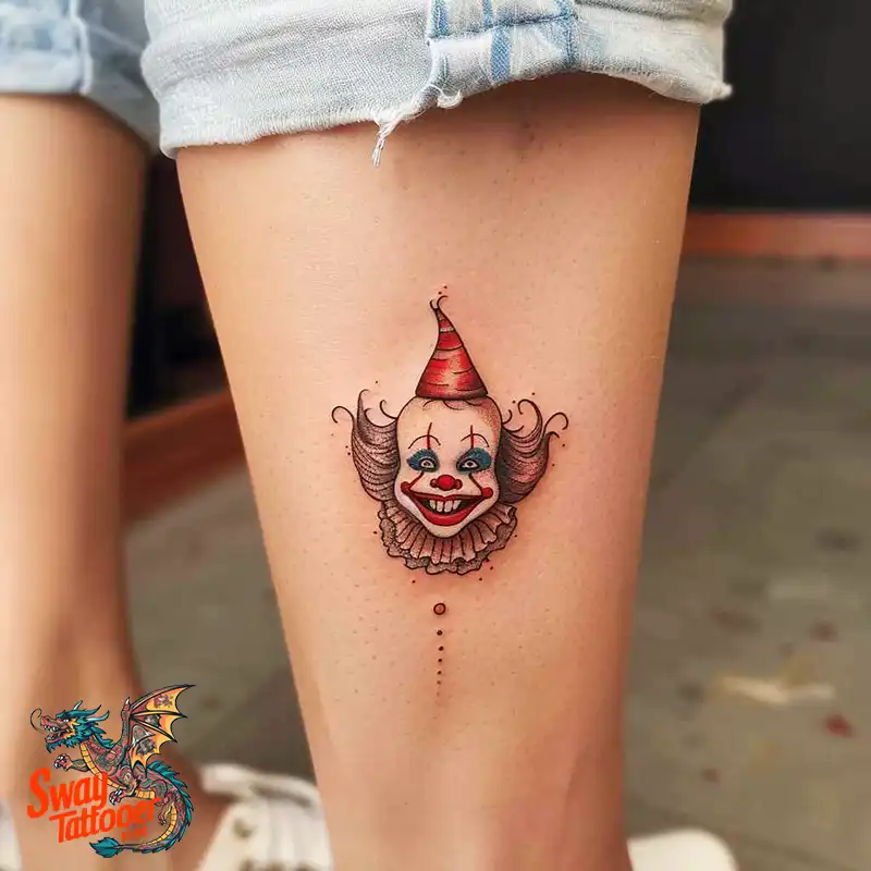 150 Clown Tattoo Design Ideas: Symbolism & Cultural Context 28 clown tattoo design
