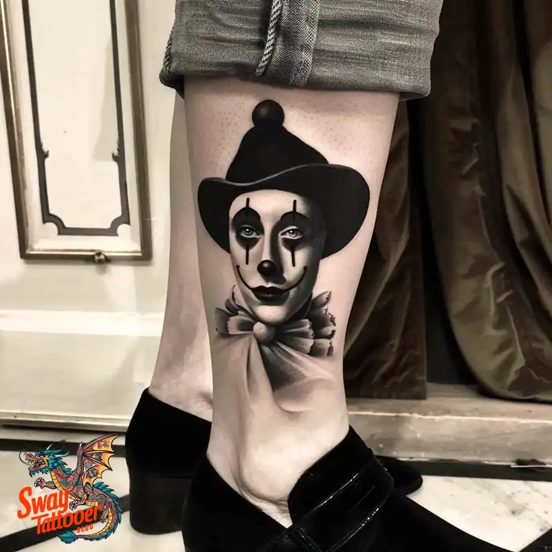 150 Clown Tattoo Design Ideas: Symbolism & Cultural Context 26 clown tattoo design