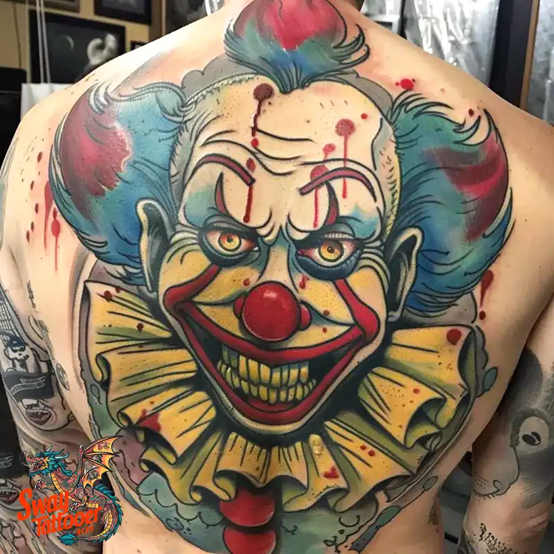 150 Clown Tattoo Design Ideas: Symbolism & Cultural Context 142 clown13