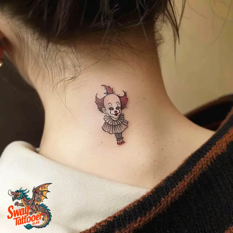 150 Clown Tattoo Design Ideas: Symbolism & Cultural Context 19 clown tattoo design