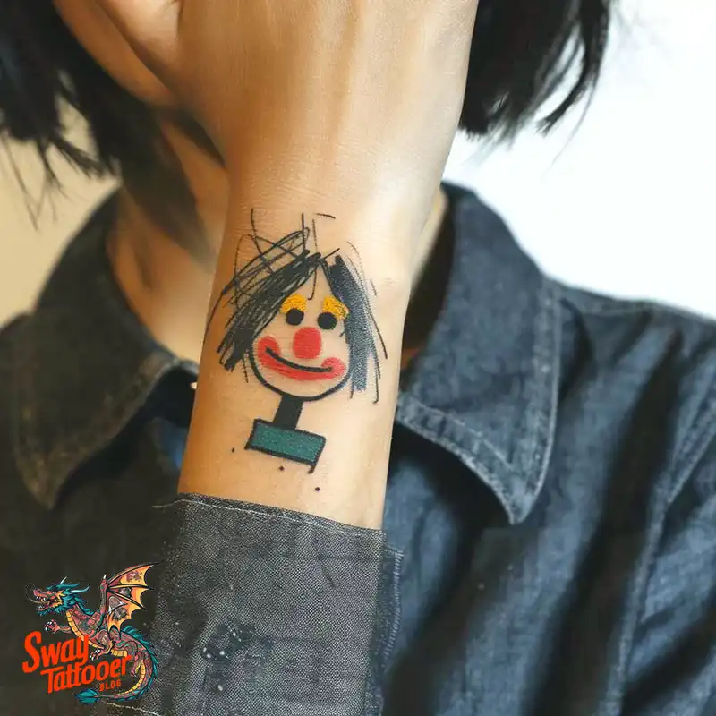 150 Clown Tattoo Design Ideas: Symbolism & Cultural Context 18 clown tattoo design