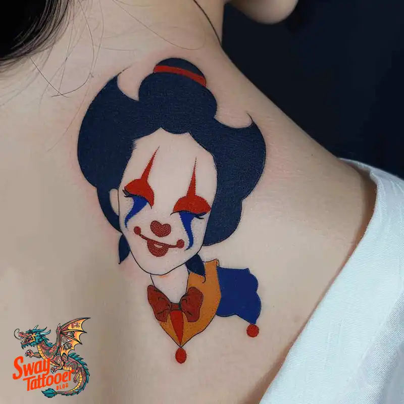 150 Clown Tattoo Design Ideas: Symbolism & Cultural Context 16 clown tattoo design