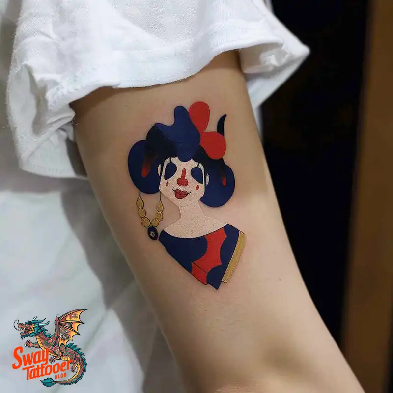 150 Clown Tattoo Design Ideas: Symbolism & Cultural Context 15 clown tattoo design