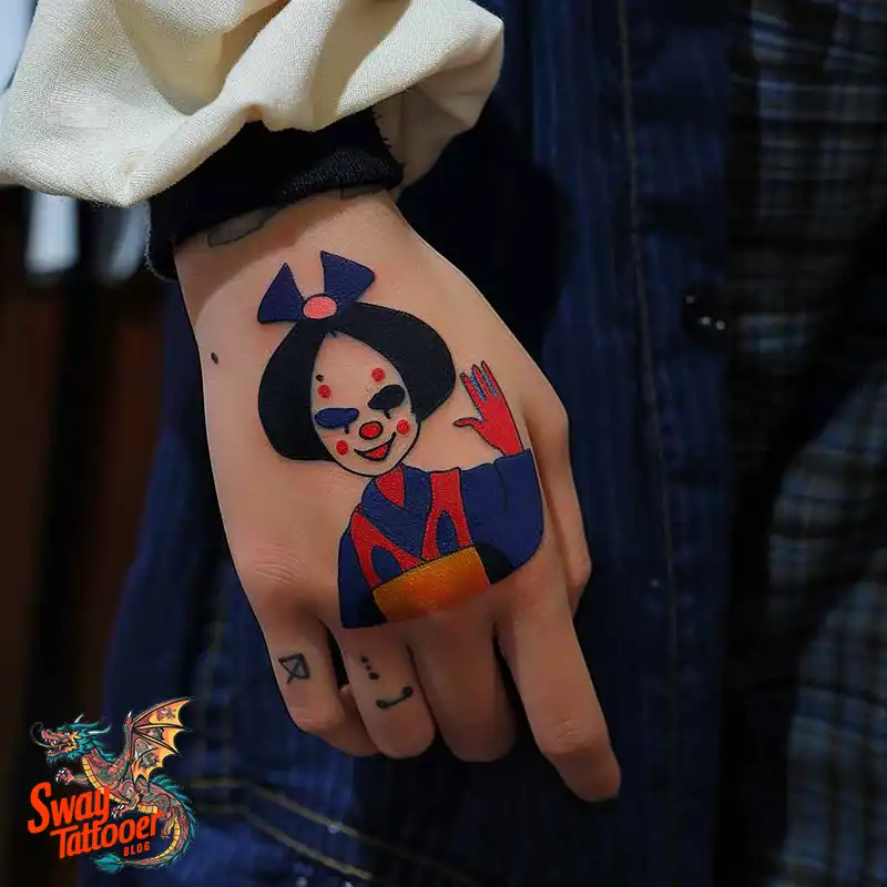 150 Clown Tattoo Design Ideas: Symbolism & Cultural Context 14 clown tattoo design