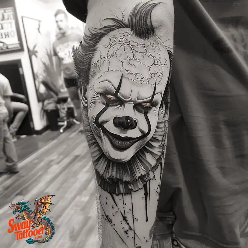 150 Clown Tattoo Design Ideas: Symbolism & Cultural Context 137 clown18