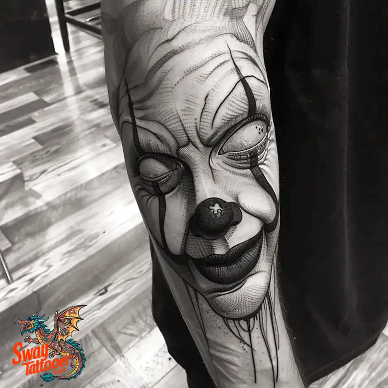 150 Clown Tattoo Design Ideas: Symbolism & Cultural Context 138 clown19