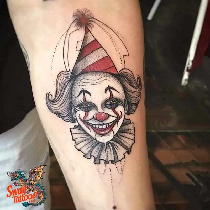 150 Clown Tattoo Design Ideas: Symbolism & Cultural Context 133 clown3