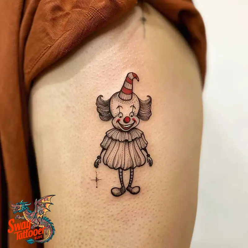 150 Clown Tattoo Design Ideas: Symbolism & Cultural Context 123 clown30