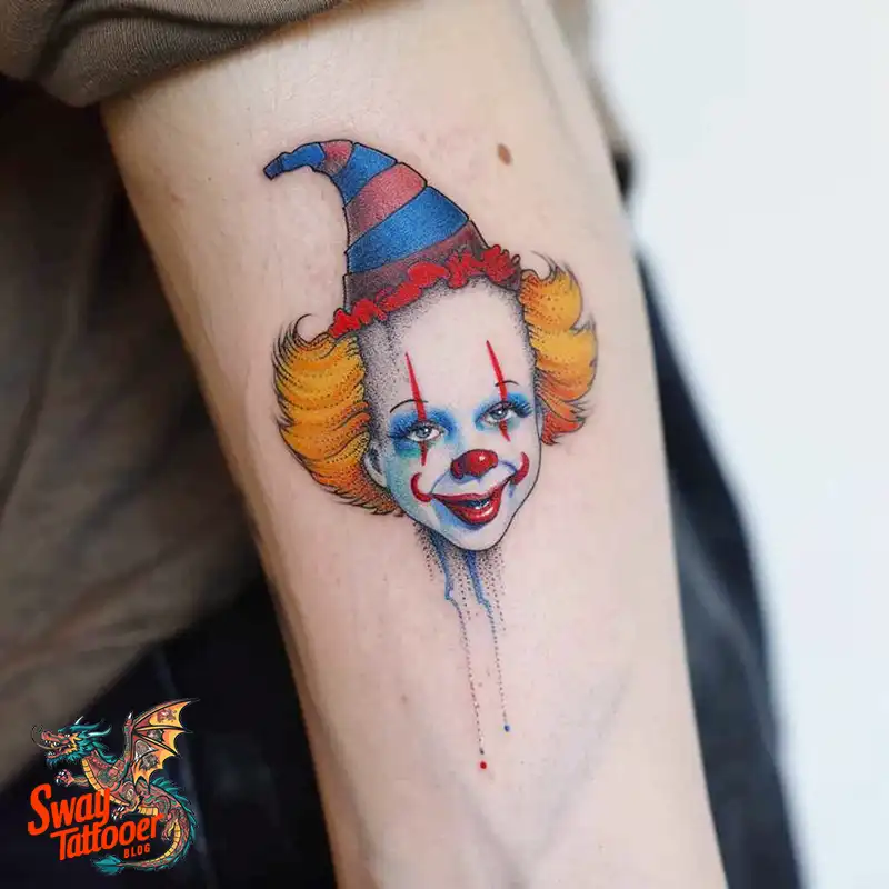 150 Clown Tattoo Design Ideas: Symbolism & Cultural Context 125 clown32
