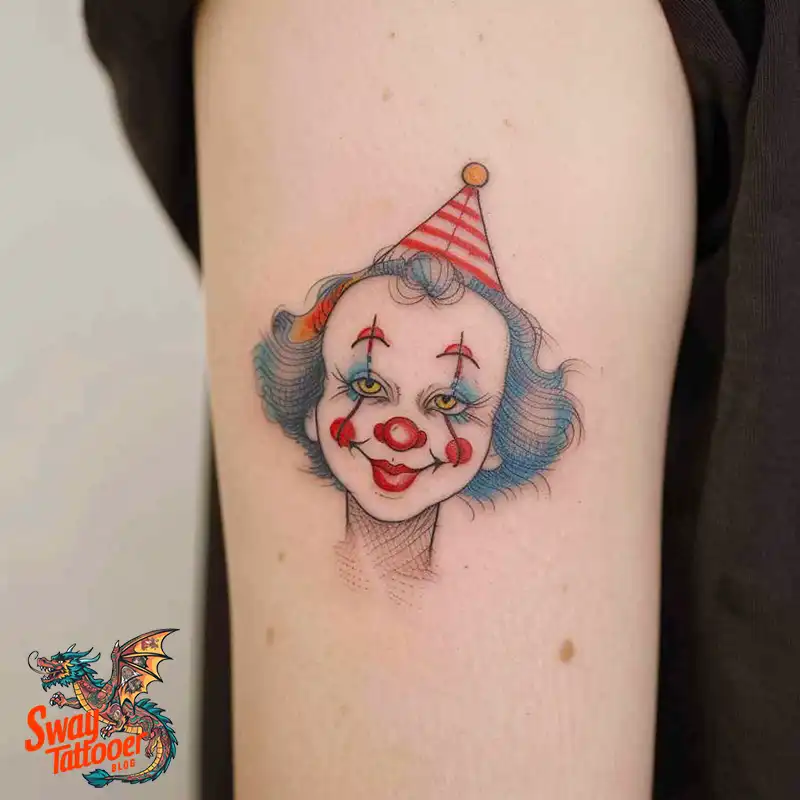 150 Clown Tattoo Design Ideas: Symbolism & Cultural Context 150 clown4