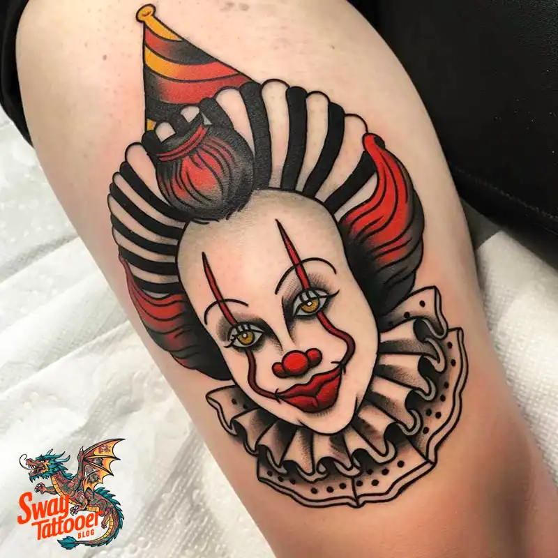 150 Clown Tattoo Design Ideas: Symbolism & Cultural Context 109 clown40