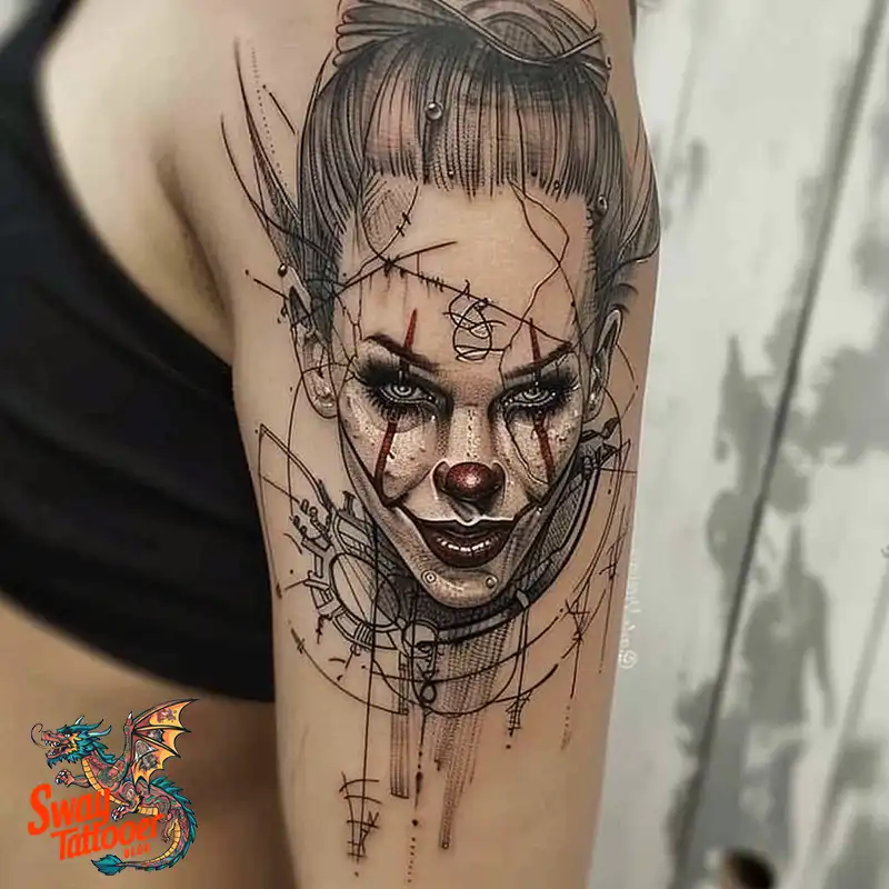 150 Clown Tattoo Design Ideas: Symbolism & Cultural Context 93 clown61