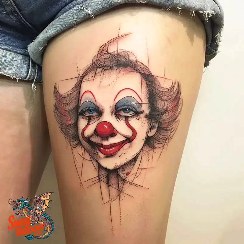 150 Clown Tattoo Design Ideas: Symbolism & Cultural Context 81 clown73